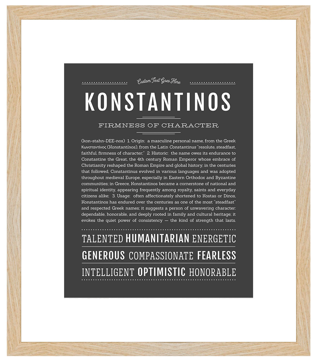 Frame Options | Charcoal Gray | Maple Frame, Matted