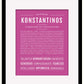 Frame Options | Dark Pink | Black Frame, Matted