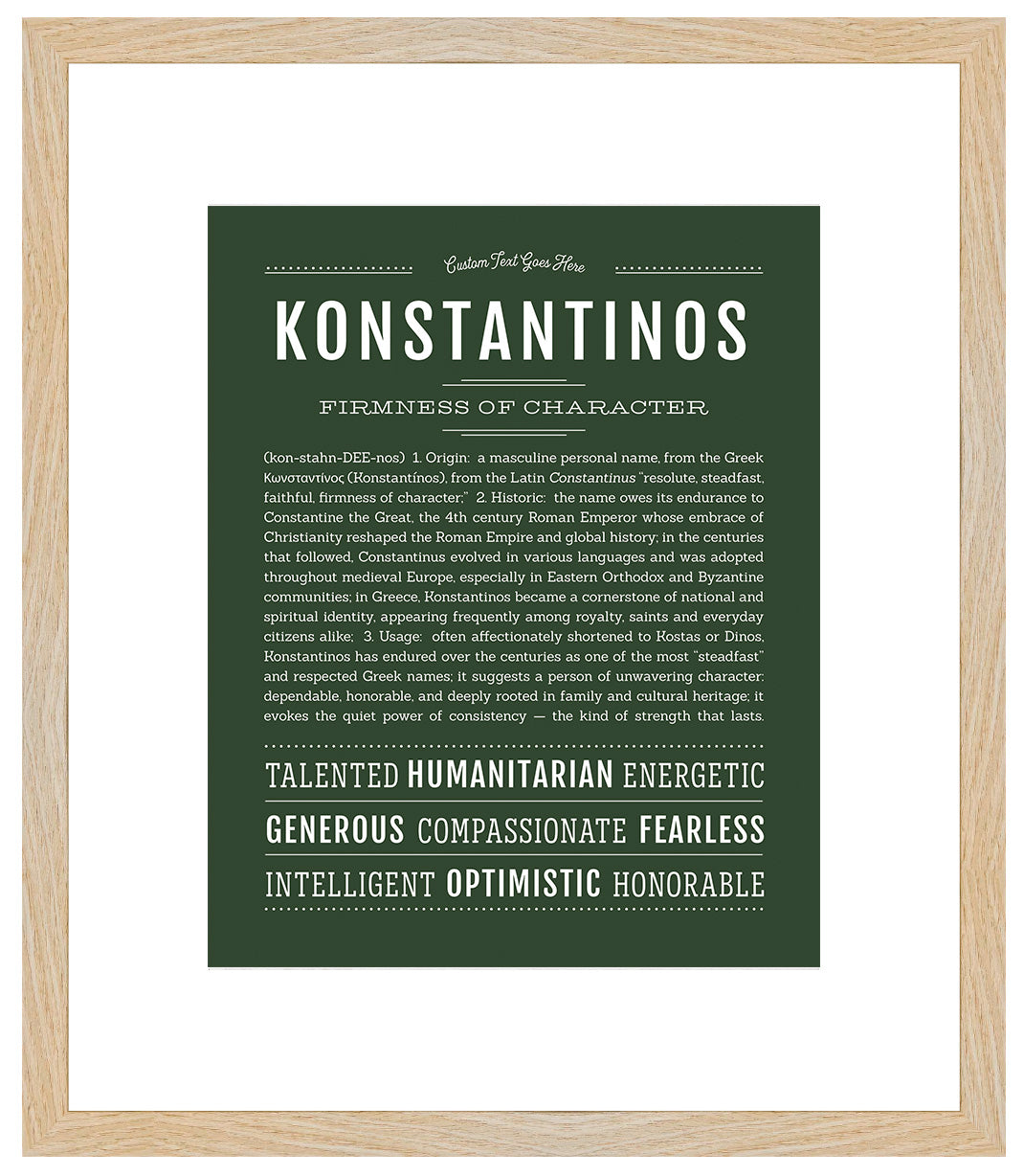 Frame Options | Deep Forest | Maple Frame, Matted