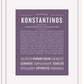 Frame Options | Deep Purple | White Frame, Matted