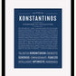 Frame Options | Midnight Blue | Black Frame, Matted