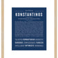 Frame Options | Midnight Blue | Maple Frame, Matted