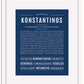 Frame Options | Midnight Blue | White Frame, Matted