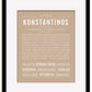 Frame Options | Tan | Black Frame, Matted