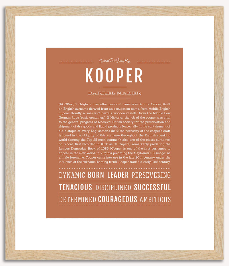 Kooper | Name Art Print