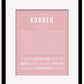 Frame Options | Dusty Rose | Black Frame, Matted