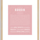 Korbin | Name Art Print