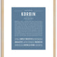 Korbin | Name Art Print