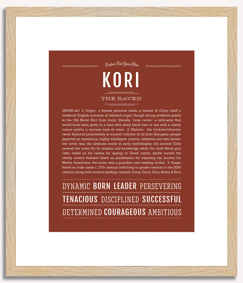 Kori | Name Art Print