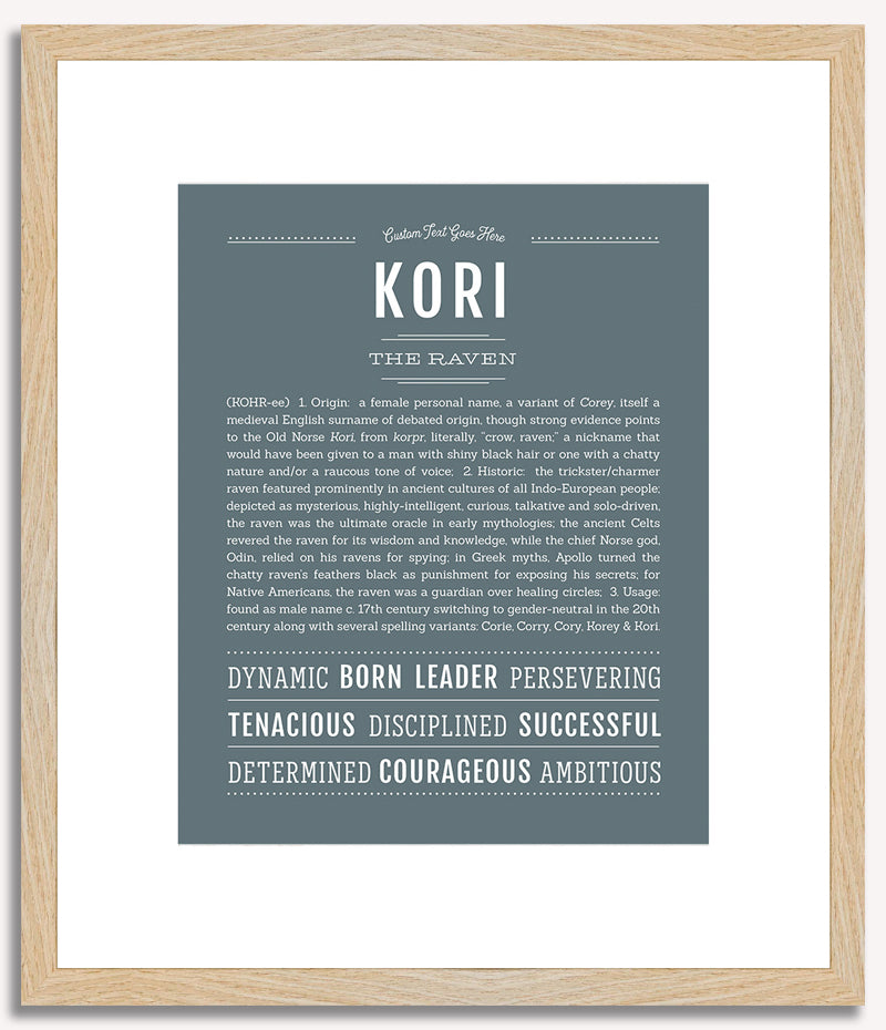 Kori | Name Art Print