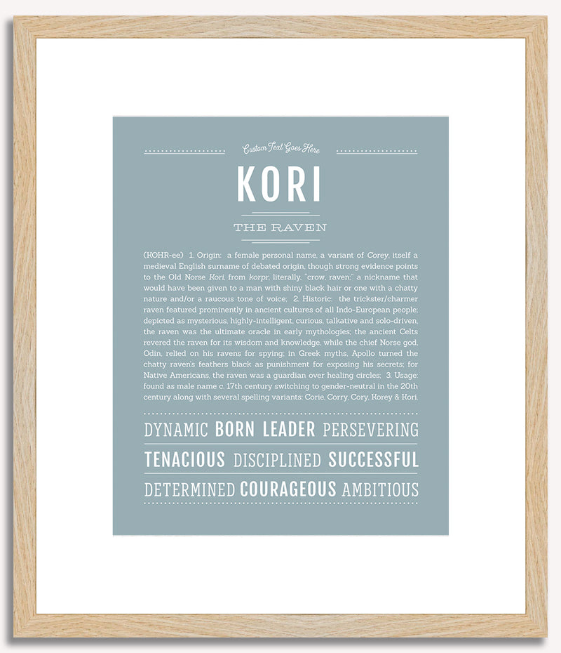 Kori | Name Art Print