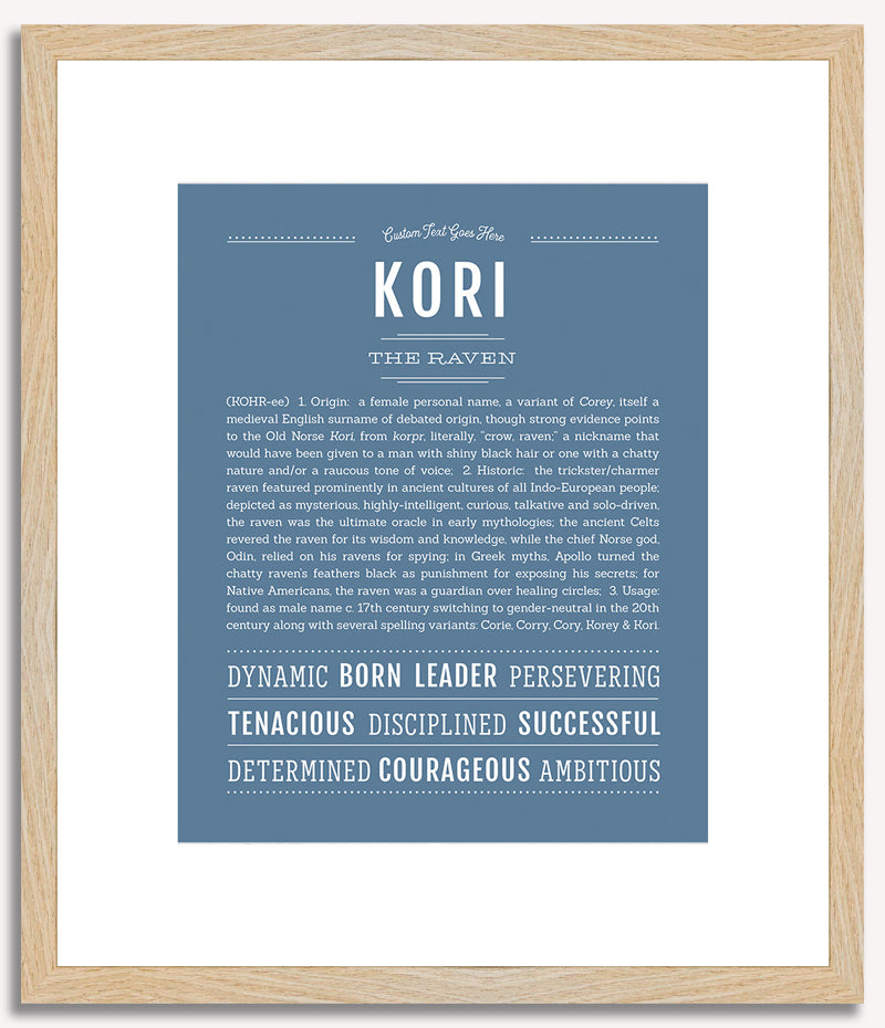 Kori | Name Art Print