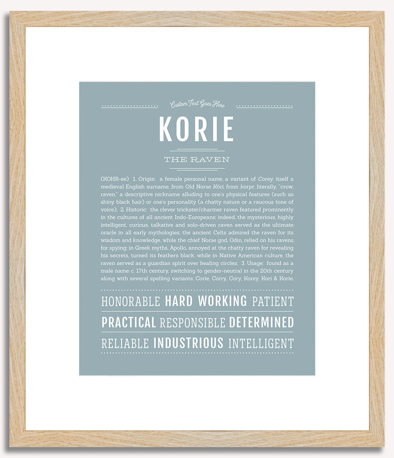 Korie | Name Art Print