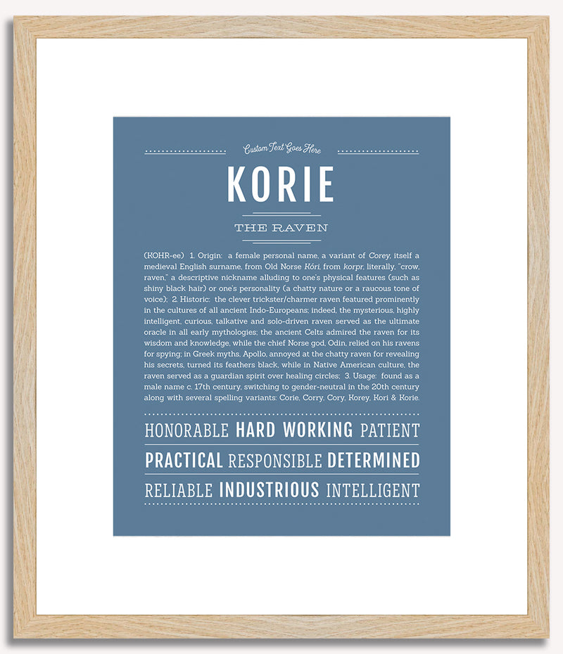 Korie | Name Art Print