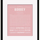 Frame Options | Dusty Rose | Black Frame, Matted