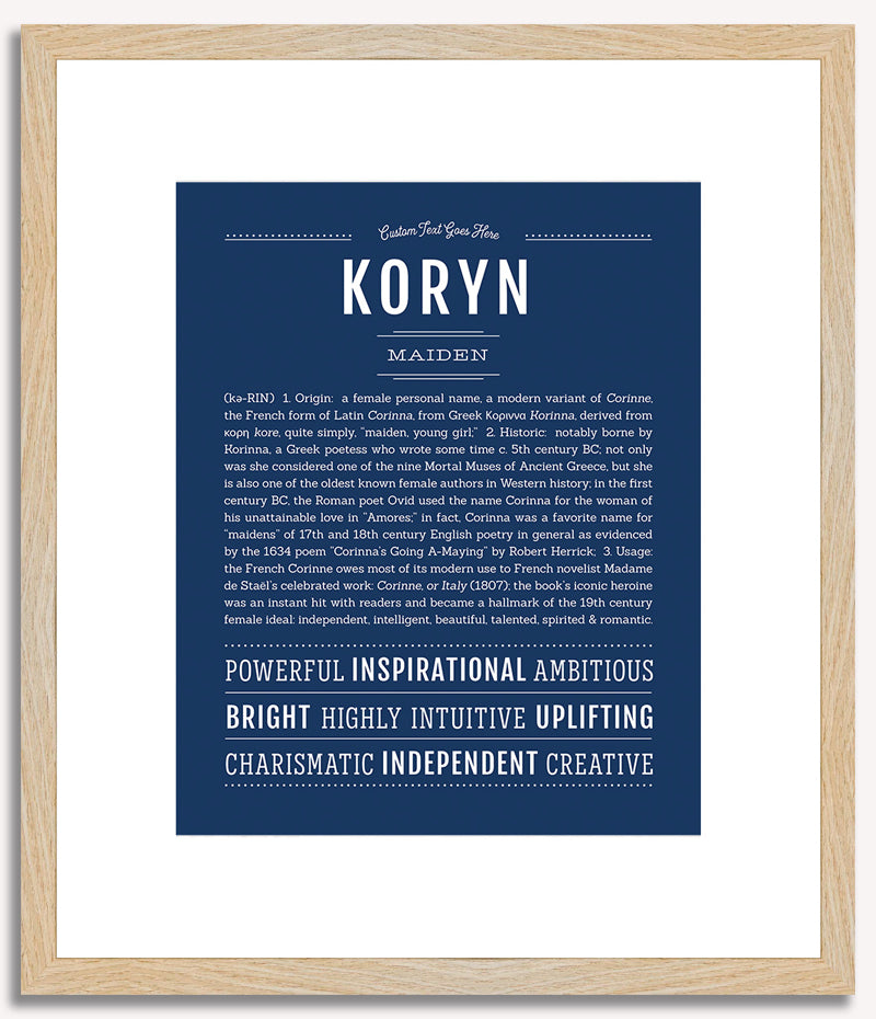 Koryn | Name Art Print