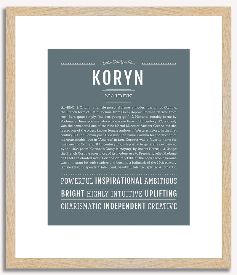 Koryn | Name Art Print