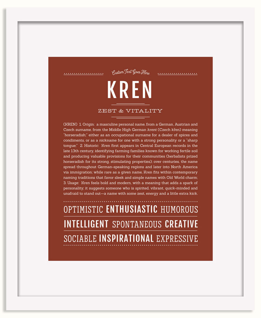 Frame Options | Bordeaux | White Frame, Matted