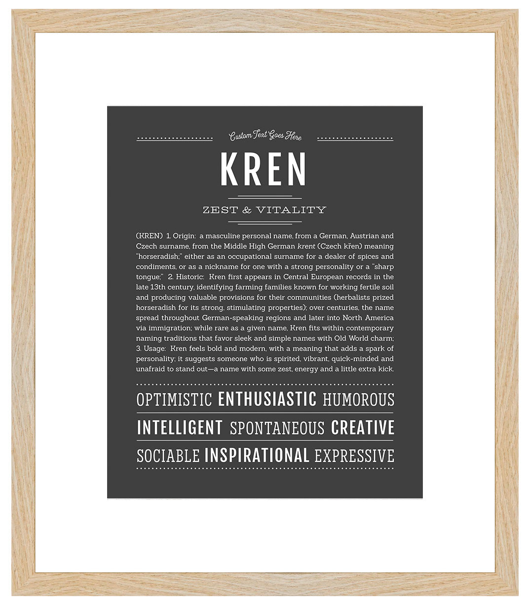 Frame Options | Charcoal Gray | Maple Frame, Matted