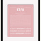 Frame Options | Dusty Rose | Black Frame, Matted