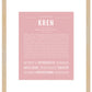 Frame Options | Dusty Rose | Maple Frame, Matted