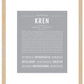 Frame Options | Light Gray | Maple Frame, Matted