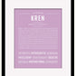 Frame Options | Lilac | Black Frame, Matted