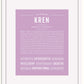 Frame Options | Lilac | White Frame, Matted
