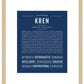 Frame Options | Midnight Blue | Maple Frame, Matted