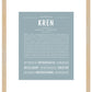 Frame Options | Powder Blue | Maple Frame, Matted