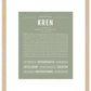 Frame Options | Sage | Maple Frame, Matted