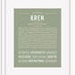 Frame Options | Sage | White Frame, Matted
