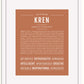 Frame Options | Terra Cotta | White Frame, Matted