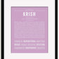 Frame Options | Lilac | Black Frame, Matted