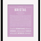 Frame Options | Lilac | Black Frame, Matted