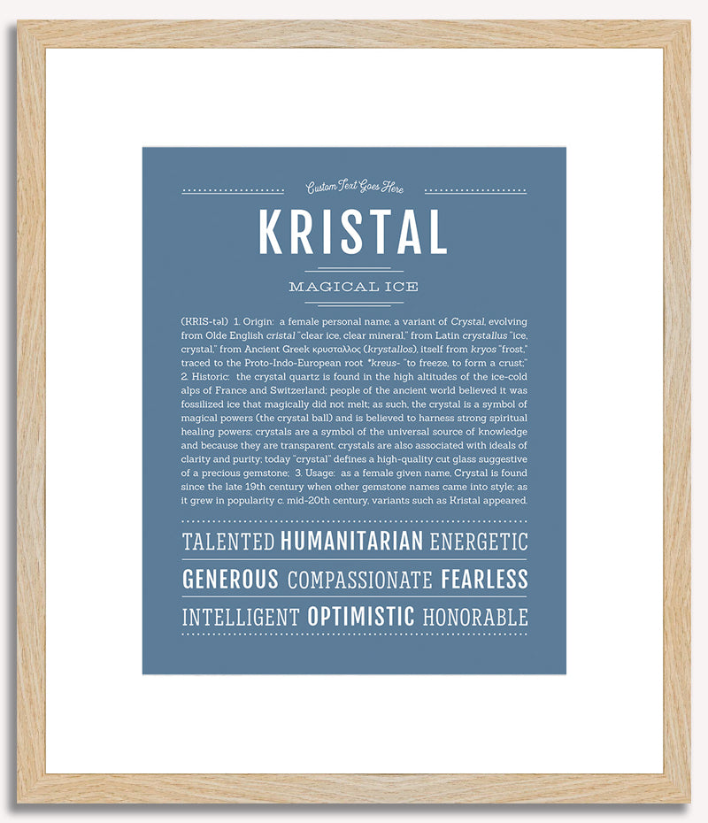 Kristal | Name Art Print