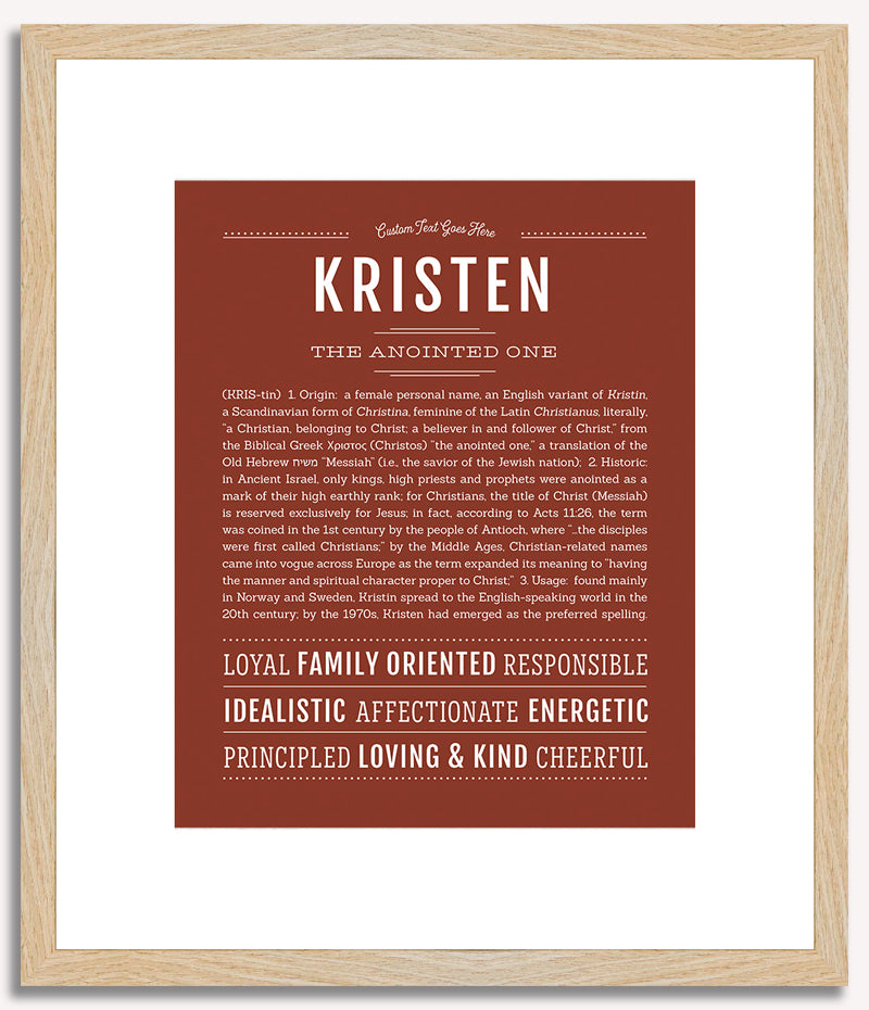 Kristen | Name Art Print