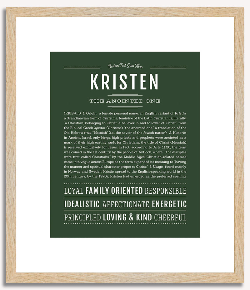 Kristen | Name Art Print