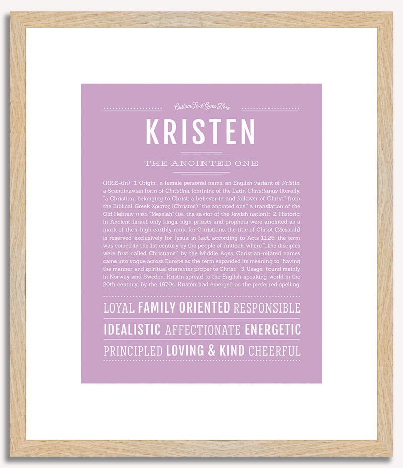 Kristen | Name Art Print