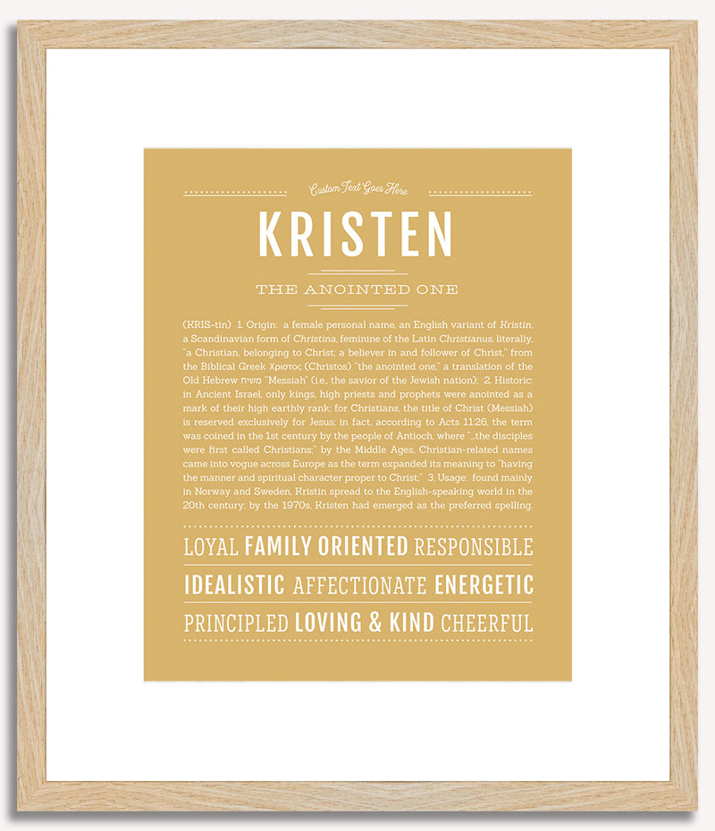 Kristen | Name Art Print