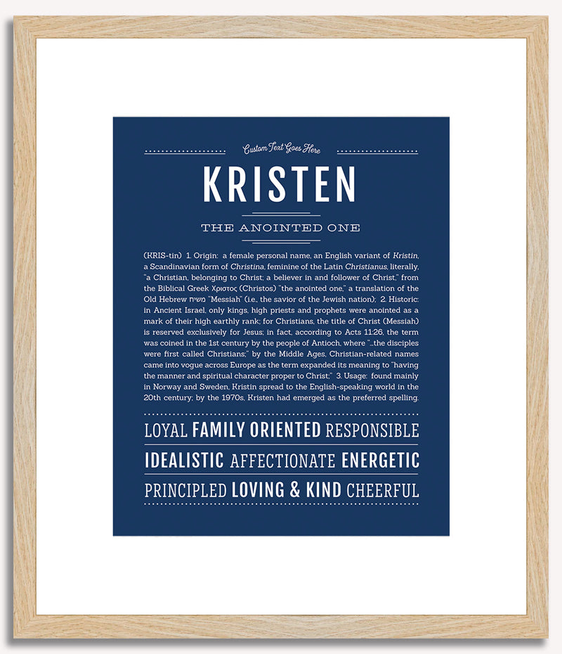 Kristen | Name Art Print