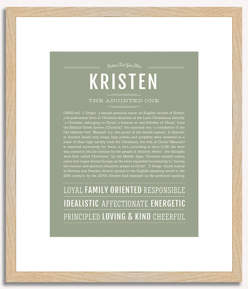 Kristen | Name Art Print