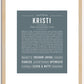 Kristi | Name Art Print