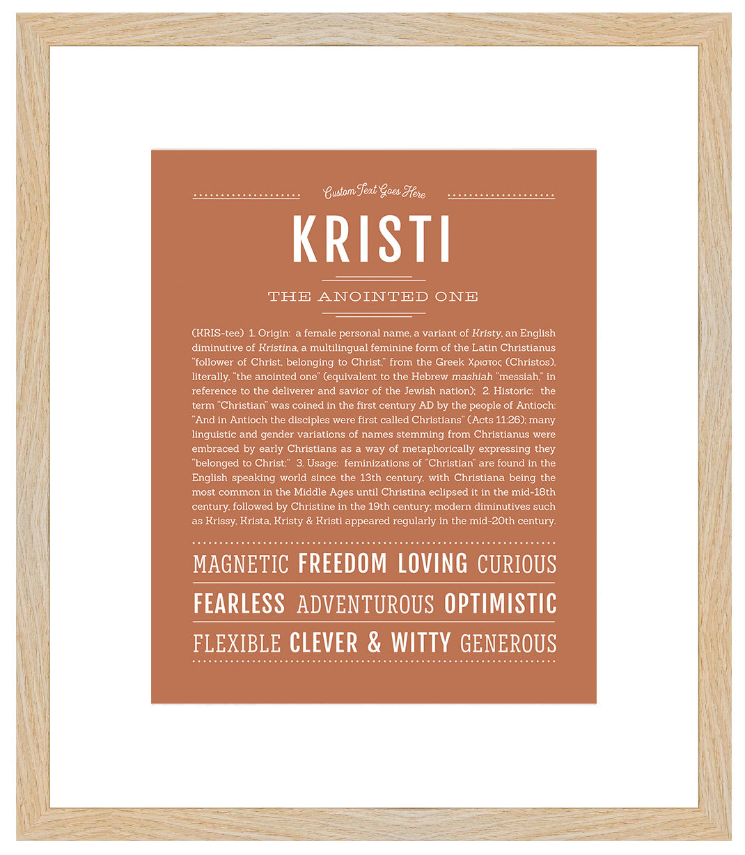 Kristi | Name Art Print