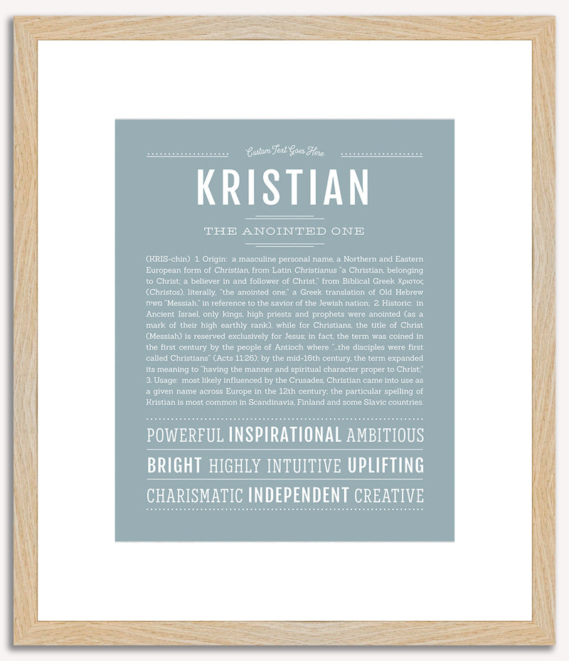 Kristian | Name Art Print