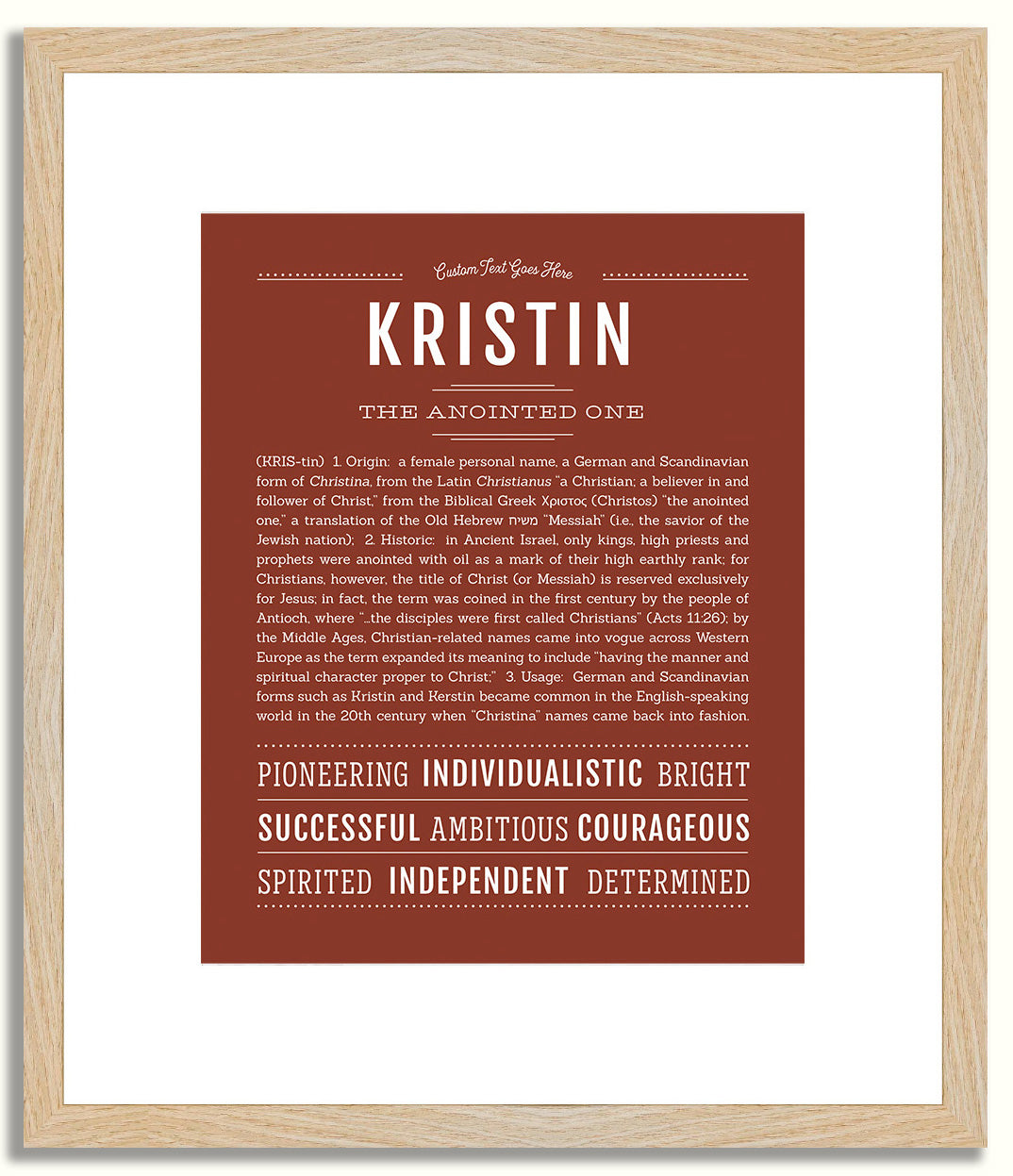 Kristin | Name Art Print
