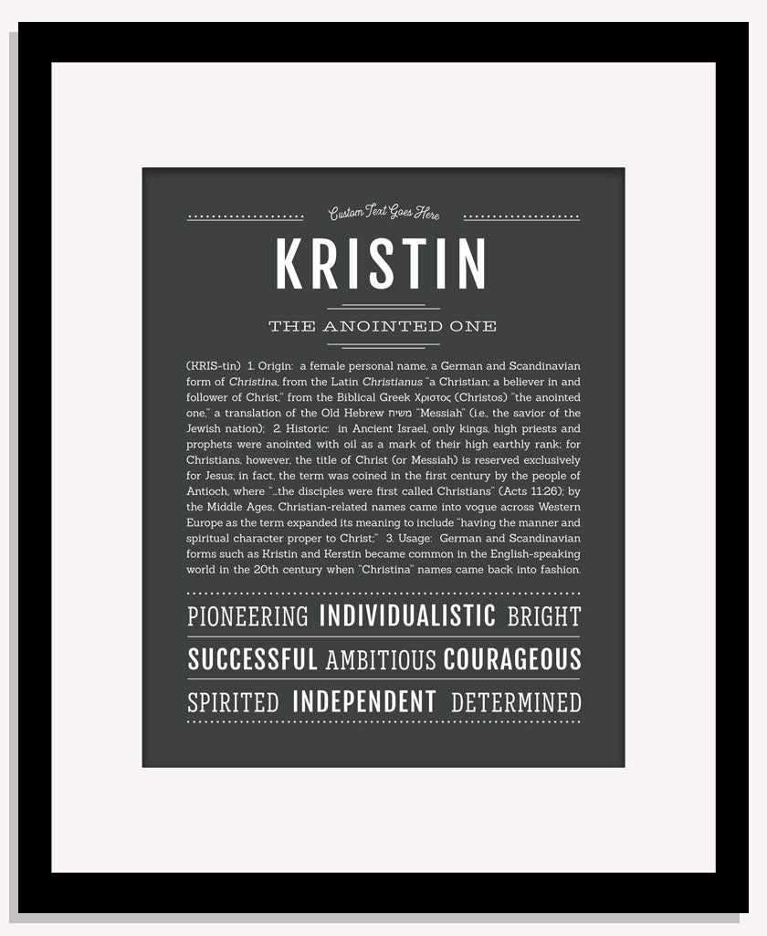 Frame Options | Charcoal Gray | Maple Frame, Matted