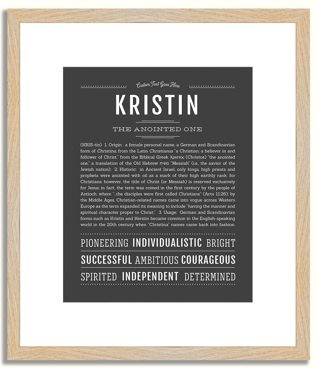 Kristin | Name Art Print