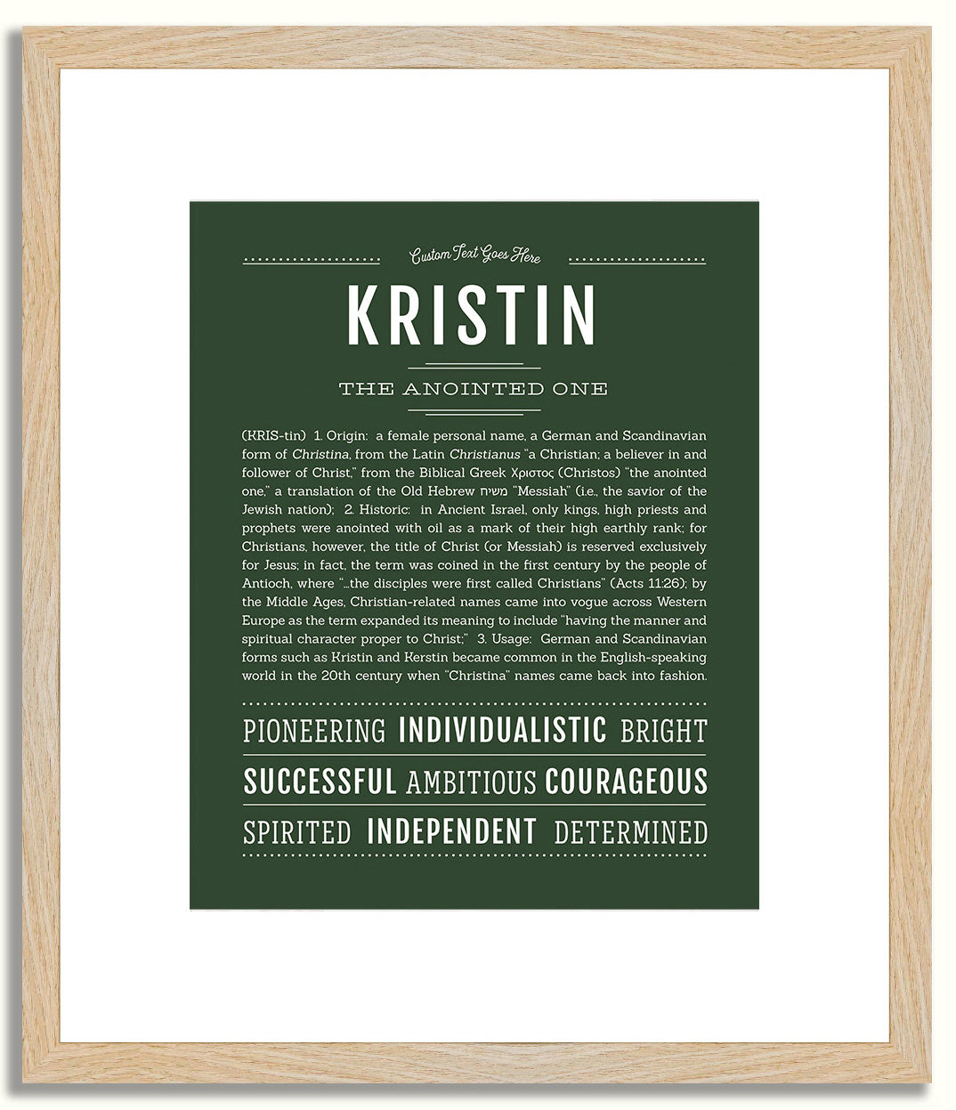 Kristin | Name Art Print