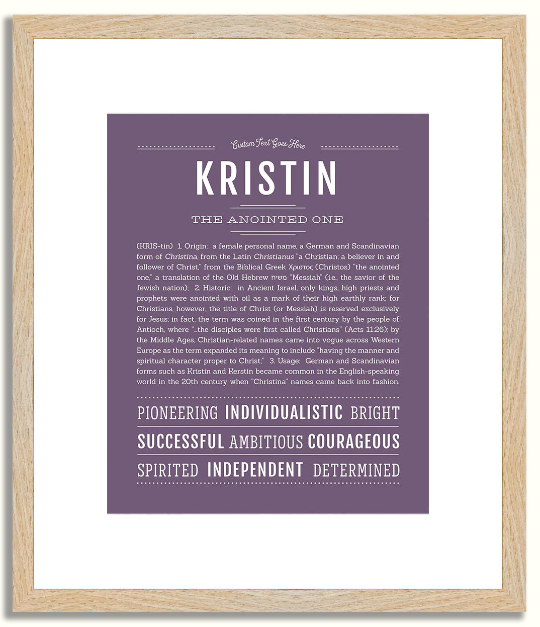 Kristin | Name Art Print